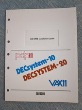 Digital Equipment Corp DECSYSTEM 10  DECSYSTEM 20 For VAX11 Users Guide 1978