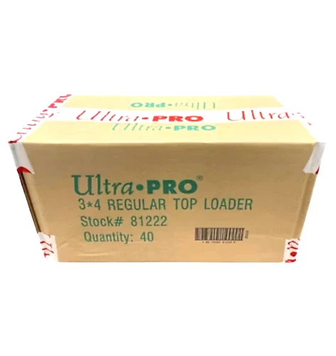 Ultra Pro 3x4 Standard Top Loader CASE = 1000 Total Toploaders New Sealed