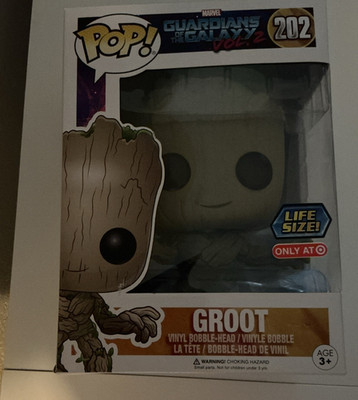 Funko Pop! Marvel Groot #202 Life-Size Target Exclusive Bobble-Head