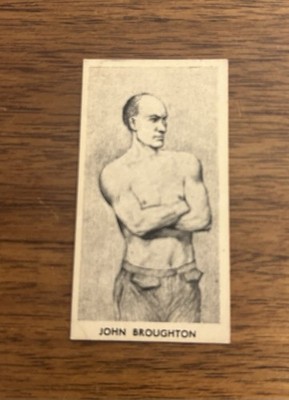 1938 Cartledge Knockout Razor Famous Prize Fighters #1 John Broughton