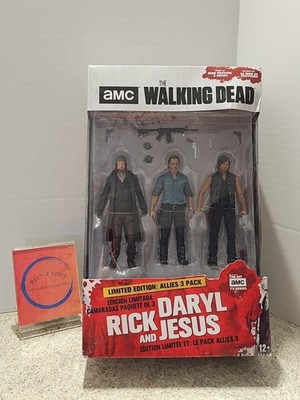 McFarlane The Walking Dead Limited Edition Allies 3 Pack Daryl, Rick, And Jesus