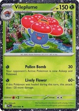 Vileplume (Cosmos Holo) 003/094 Holo Rare Pokemon Carte e Prodotti Vari NM