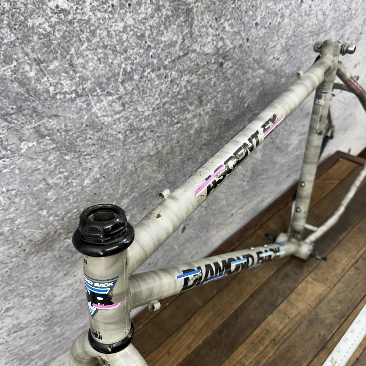 Vintage Diamond Back Ascent EX Frame 18in 90s MTB Cafe CrMo True
