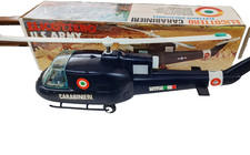 HUBSCHRAUBER CARABINIERI BATTERIEBETRIEBENE ROLLE RE.EL. TOYS NEU 70ER 80ER POLICE