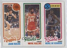 1980-81 Topps Tree Rollins Micheal Ray Richardson John Roche Wayne Michael 10fs
