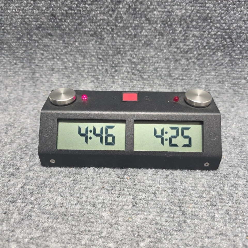 Chronos GX Digital Game Chess Clock TOUCH Black Excellent Condition NO MANUAL  - Image 2 of 4