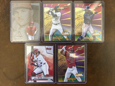 2025 Bowmans Best Insert Card Lot - Trout, De Vries, Made, Neto - 5 Cards