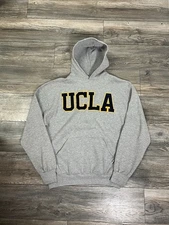 Vintage Russell Athletic UCLA Bruins Gray Size Large Hoodie Y2K College Football