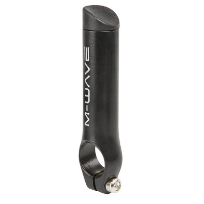 M-Wave Be Anatomic S Bar Ends - Forged 6061-T6 Aluminum, Ergonomic Grip,