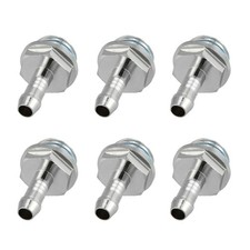 6 Pcs Barb Fittings Connector Replacement Parts For PC Water Tank Cooling