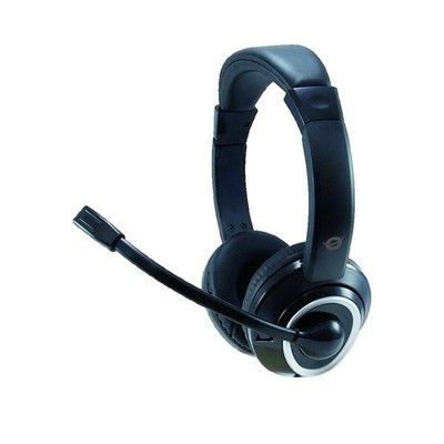 Conceptronic POLONA USB Headset 2m Kabel Schwarz