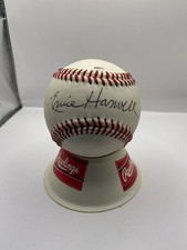 Ernie Harwell Signed Baseball - Black Ink Autograph - MLB Hall Of Fame