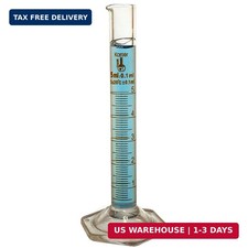 5ml Graduated Cylinder, Borosilicate 3.3 Glass, Single Metric Scale, Class B, Ka