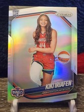 Kiki Iriafen 2025 Panini Prizm WNBA RC Silver Prizm Rookie Variation #149 Mystic