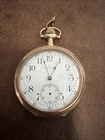 Antique Waltham 14kt RGP 55mm Pocket Watch 17 Jewel Non Running