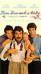 Three Men and a Baby (VHS, 1992, Touchstone) A Leonard Nimoy Movie!