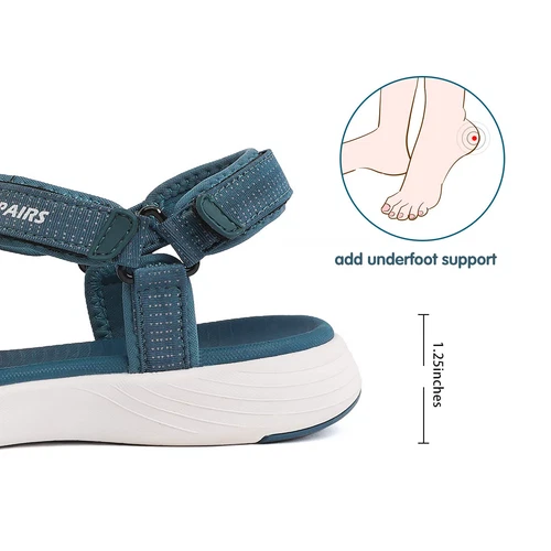 Women Sport Sandals Hiking Outdoor LightWeight Athletic Open Toe Casual Sandals - Picture 11 of 22