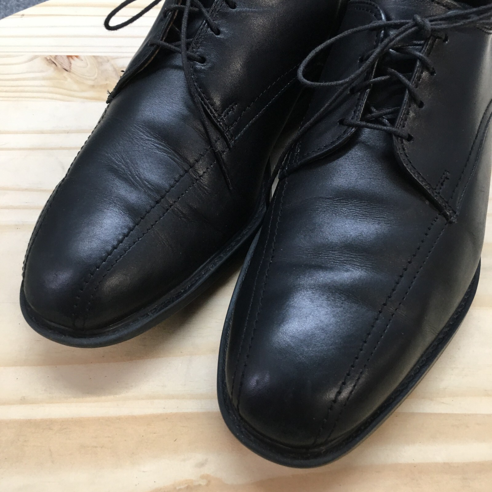 SAOLA Scarpe Allen Edmnds 10 5 D abito derby Oxford 5514 pelle nera stringate top basso