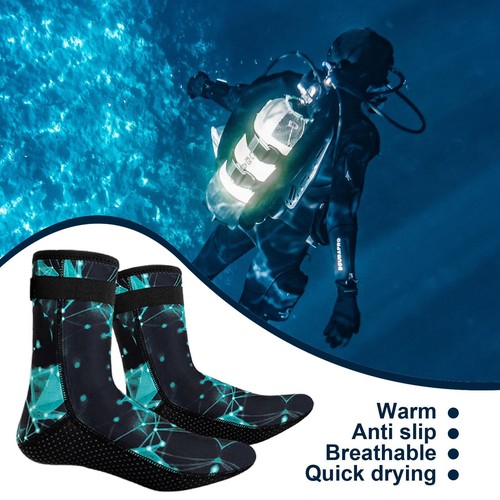 Neoprene Socks For Swimming Diving Socks, Rubber Sole Sup Non-Slip,Swim Socks