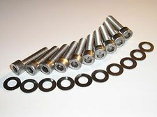 AutoSpecialists Stainless Cam Cover Bolts & Washers for Zetec Engine