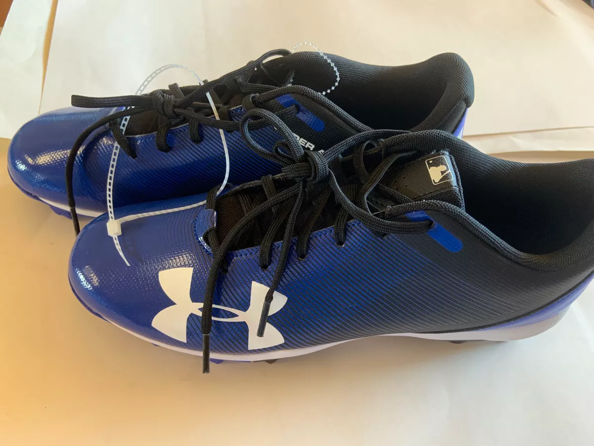 Under Armour Men s Baseball Cleats Blue New MLB Rubber Mold Size