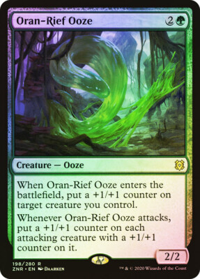 MTG FOIL Oran-Rief Ooze  - Zendikar Rising #198