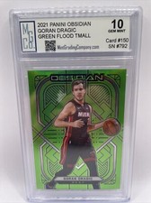 2020-21 Panini Obsidian Goran Dragic Green Flood SP MGCo. Gem Mint 10!