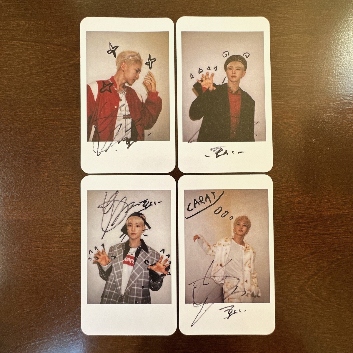 US SELLER] SEVENTEEN HOSHI Knight magazine polaroid photocards