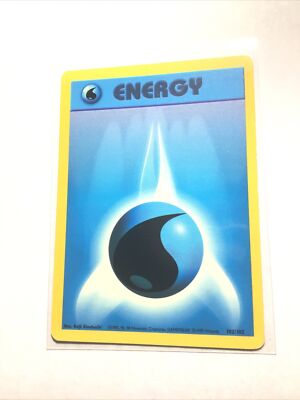 WATER ENERGY - 102/102 - Base Set - Pokemon Card - PL