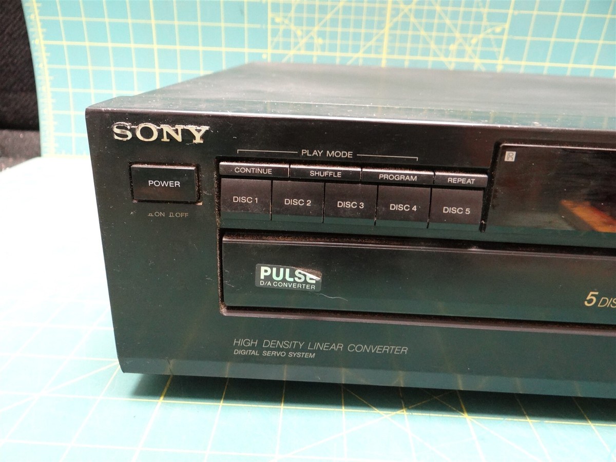 Sony CDP-C325 Multi Compact Disc Player 5 Disc CD Automatic Disk