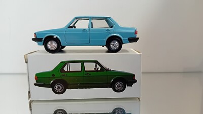 Schabak 1001 Vw Volkswagen Jetta Light Blue 1:43 Excellent Plus In Box Rare