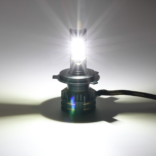 AUXBEAM H4 LED Headlight Bulbs Kit Lamp Car 6500K Globes High Low Beam 30000LM - Picture 2 of 12