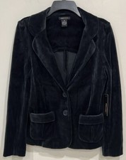 BCBGMaxAzrie Womens Black Blazer Jacket Size M