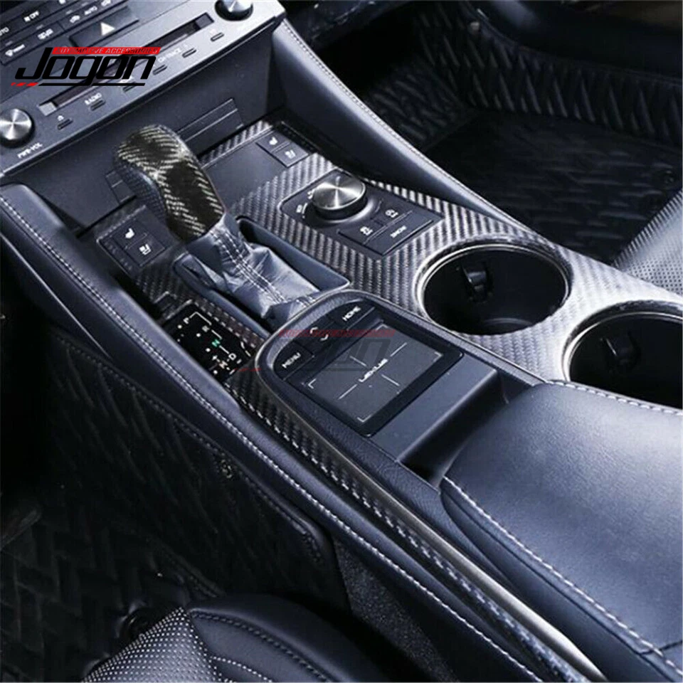 CARBON Central Console Gear Panel Trim For Lexus RC200t 300 350 RC F SPORT 2015+ - Image 4 of 4