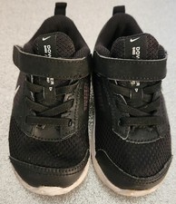 Nike Toddler Downshifter Black Tenna Shoe Ankle Strap Size 6C