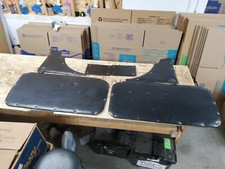 1965-1967 Mg Mgb Door Panel Assembly Set Black Leather Real Wood Oem