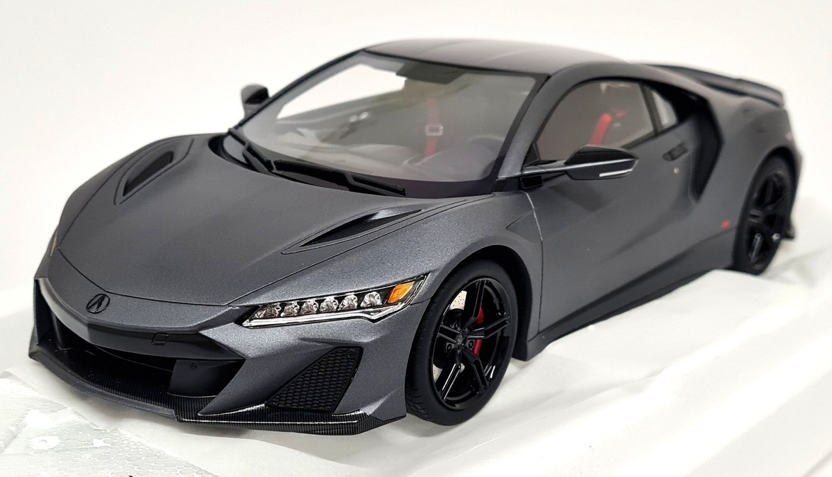 TopSpeed 1/18 Acura NSX Type S 2022 Gotham Grey Matt Resin Model