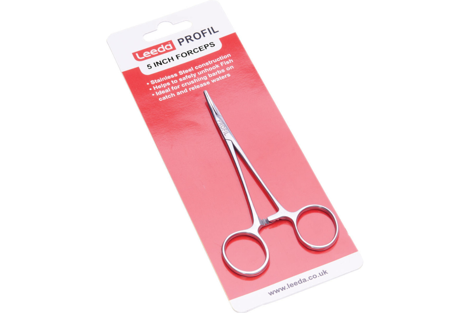 Leeda Profil Forceps Fly Fishing 5 Inch Steel Forceps NEW - J0539
