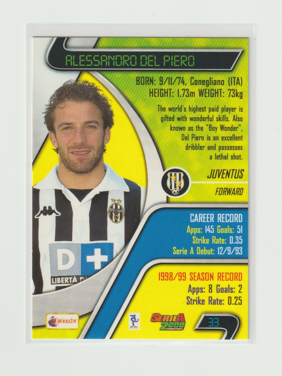 22-23 Topps Merlin  DEL PIERO 直筆サイン　75シリ Auction Prices Realized Soccer Cards 2022-23 TOPPS MERLIN