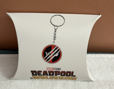 Dave & Busters Deadpool & Wolverine Silicone Keychain  Brand New