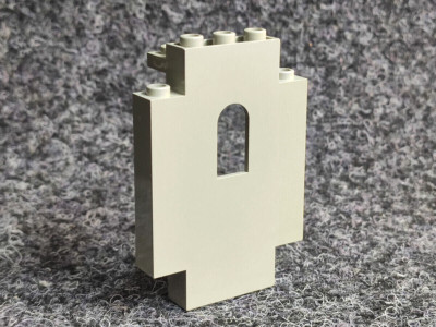 Lego 4444 altgrau hellgrau 2x5x6 Burg Element Panel Wand Mauer Schloss - F1