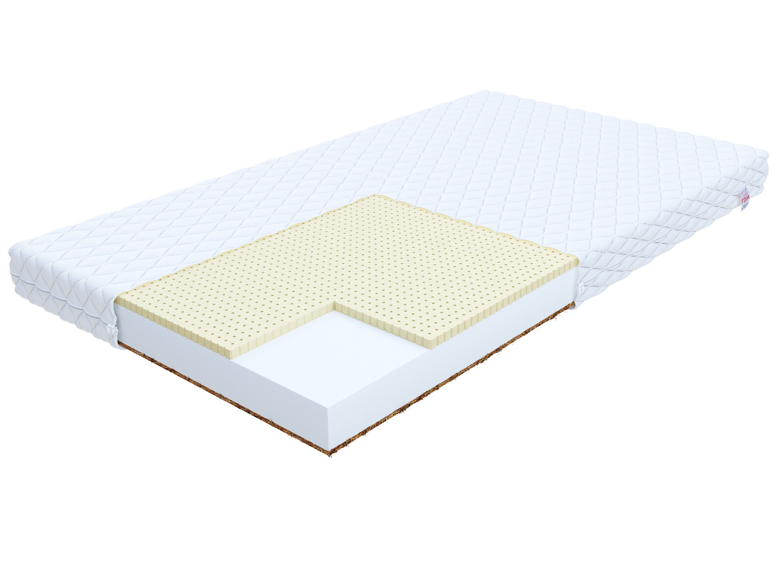 Colchón de látex, Coco MERKURY 180X200 160X200 140X200 120X200 Colchones CAMAS