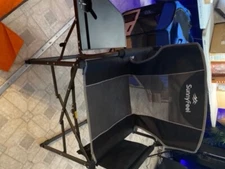 ✅💤💛🌞Sunnyfeel Camping Directors Chair Heavy Duty Wide-Seat Folding 300LBS MAX