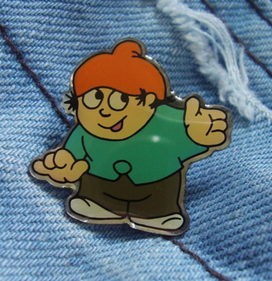 Pin Mainzelmännchen Berti aus Mainz größere Ausführung