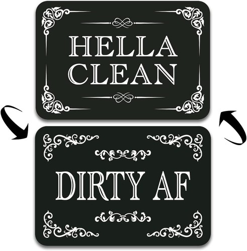 Dirty Clean Dishwasher Magnet,Dishwasher Magnet Clean Dirty Sign Magnet for Dish - Picture 2 of 16