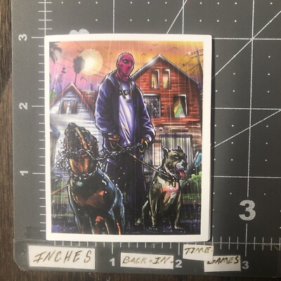 Gangster With Dogs Adult Humor Sticker For Skateboard Phone Guitar Ect Mat120