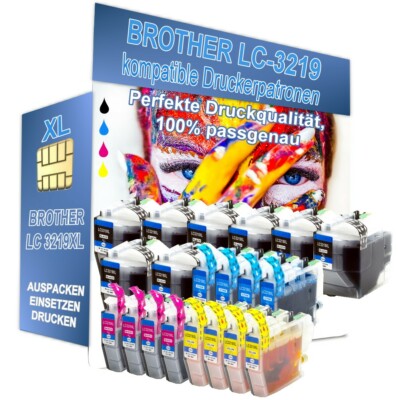 20x Druckerpatrone XL Black kompatibel für Brother MFC J5330DW J5730DW J6530DW