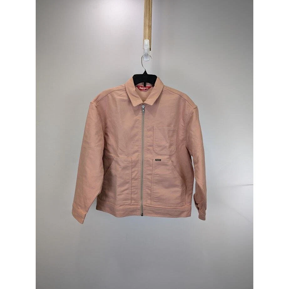 Supreme, veste de travail rose poussiéreux BNWT S