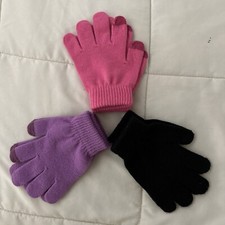 Mittens 3 Pair Kids Children