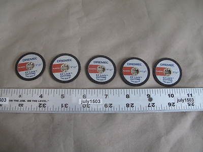 (5) NEW Dremel EZ476 Plastic Cut-Off Disc Wheel Tool EZ Lock Reinforced